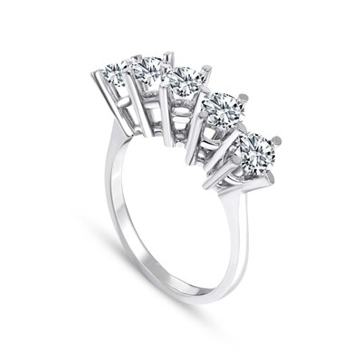 1 Karat E -VS Pırlanta Beştaş Yüzük