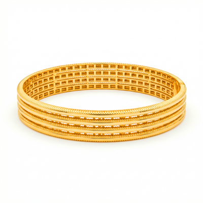 Dört Sıra Ajda Model Altın Kelepçe