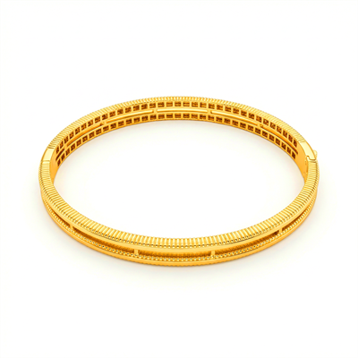 İki Sıra Ajda Model Altın Kelepçe