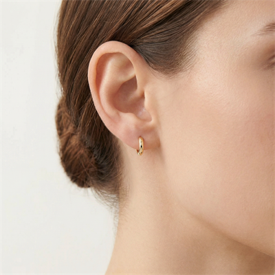 Minimal Altın Küpe 