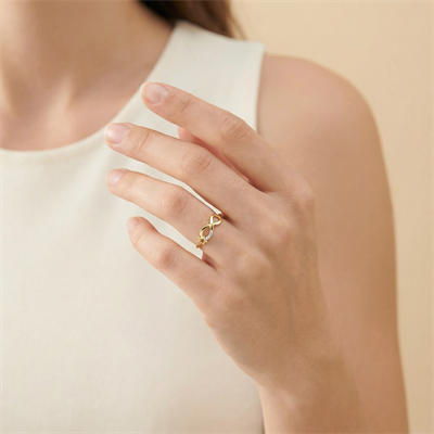 Sonsuzluk Altın Yüzük 