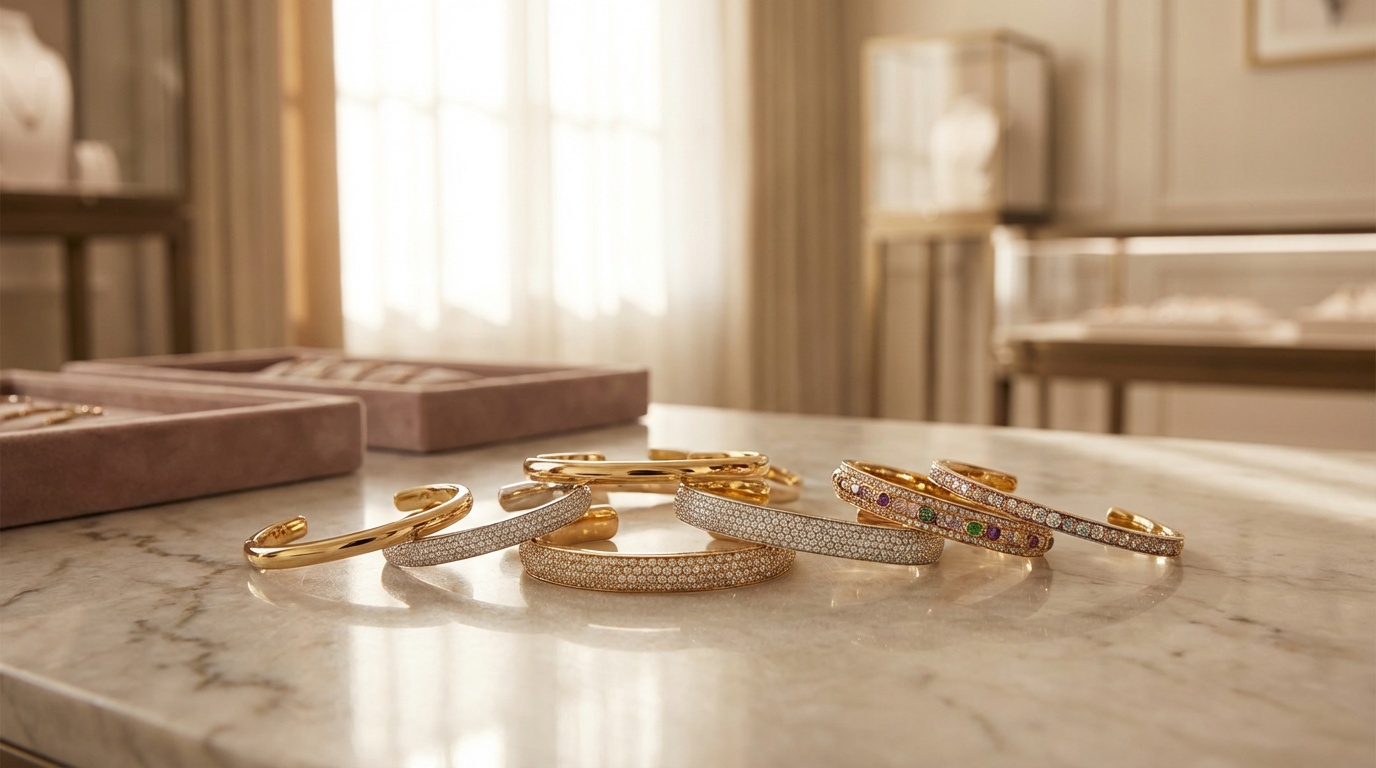 altın bileklik,şık takılar,kelepçe tasarımı