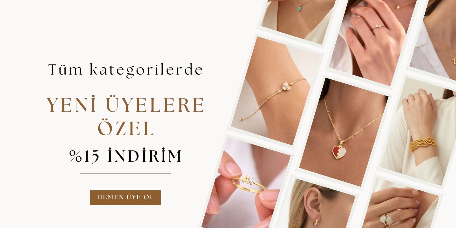 Yeni Üyelere Özel % 15 İndirim