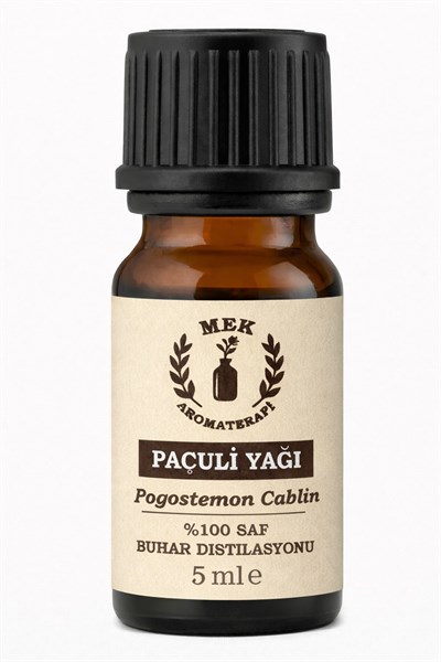 Paçuli Yağı 5 ml - %100 Saf Ve Doğal - Cam Damlalıklı - Pogostemon Cablin