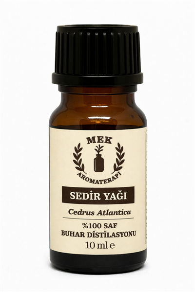 Sedir Yağı 10 ml - %100 Saf Ve Doğal - Cam Damlalıklı - Cedrus Atlantica