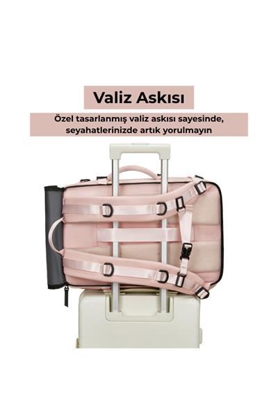Ayakkabı Bölmeli Su Geçirmez Spor & Seyahat Sırt Çantası – 30L – 16” Laptop Bölmeli