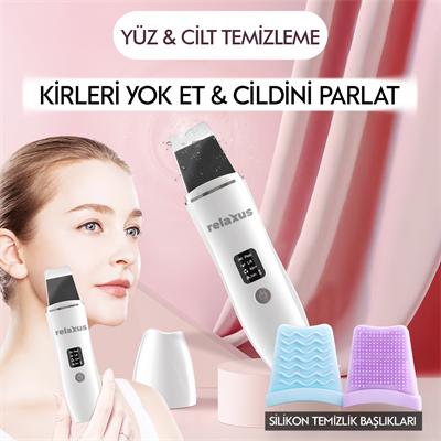 Ultrasonik Yüz Temizleme ve Peeling Cihazı 4 Modlu Derin Bakım Sistemi