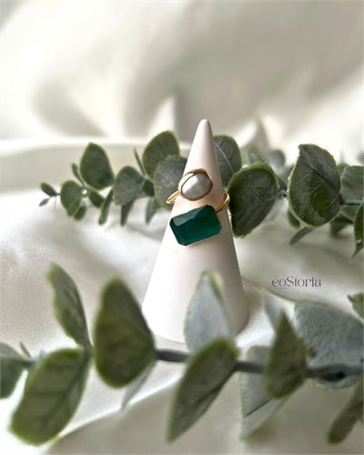 Cat Pearly Ring