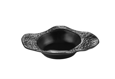  ELEGANT MAT SİYAH ÇUKUR PORSELEN
