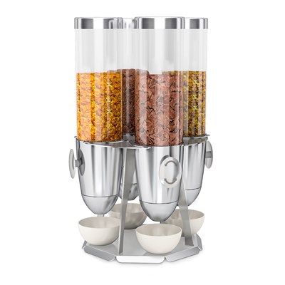CORN FLAKES DİSPENSER DÖNER MEKANİZMALI 4 LÜ