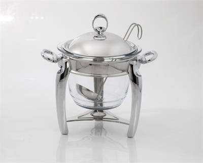 MUM ISITICILI ÇORBA SERVİS SETİ 4 LT SİLVER