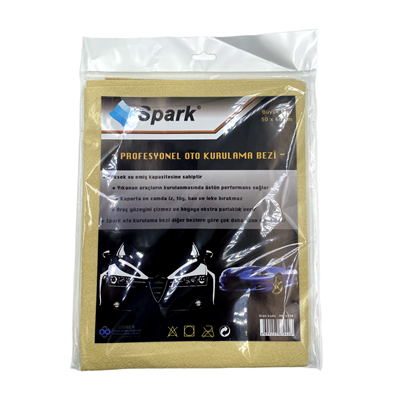 Spark 50x60 Taşlanmış Güderi Kurulama Bezi