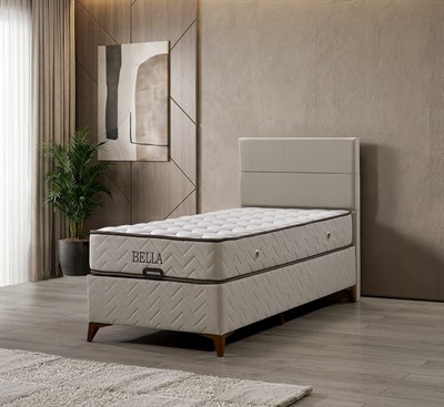 Bella Kahverengi 22 cm Orta Yumuşak Multi Spring Yaylı Çift Taraflı Yatak