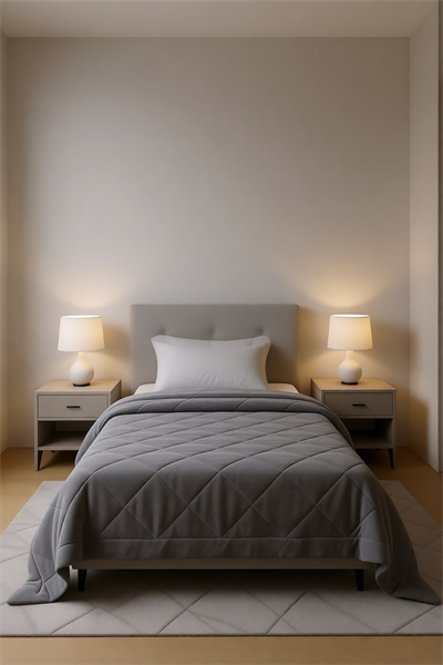 Wellsoft Çift Kişilik Yorgan 195×215 cm – Yumuşak, Nefes Alabilir, Füme