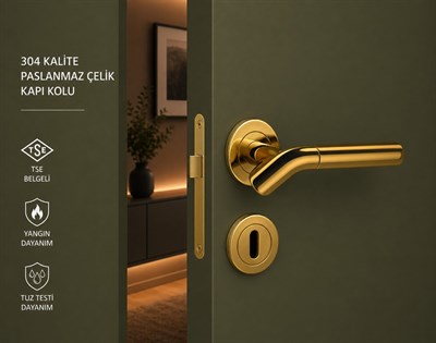 103LE Paslanmaz Çelik Kapı Kolu