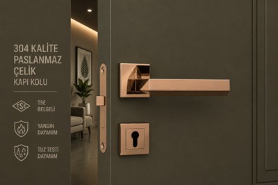 2081K Paslanmaz Çelik Kapı Kolu