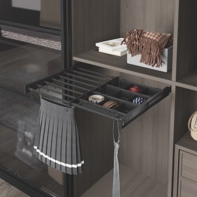 PLASTİK KAPAKLI TELESKOPİK RAYLI, KUTULU ETEKLİK, PANTOLONLUK
