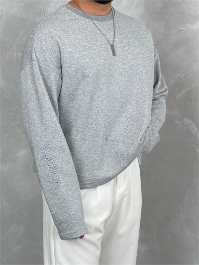 VONDRA NAKIL BASİC SWEATSHİRT GRİ