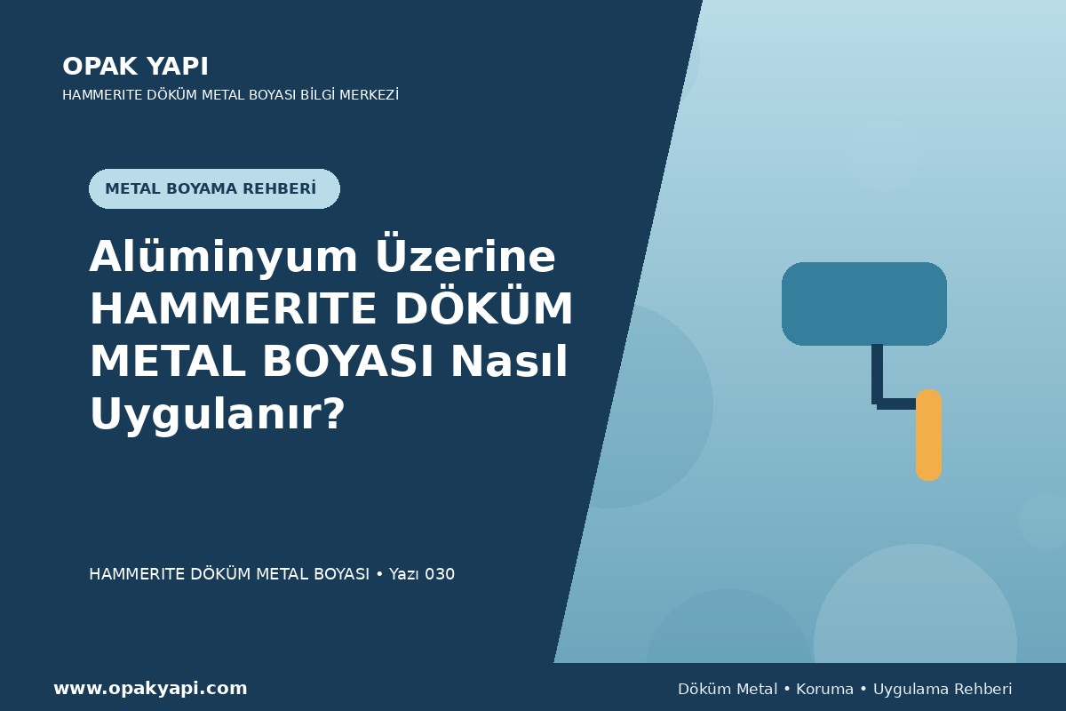 Alüminyum Üzerine Marshall Hammerite Döküm Metal Boyası Nasıl Uygulanır?