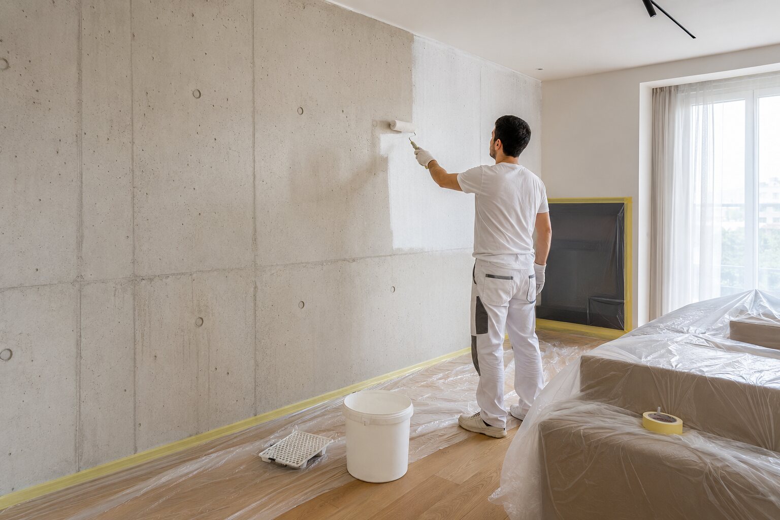 Beton Duvar Üzerine Antibakteriyel Hijyen Nasıl Uygulanır?
