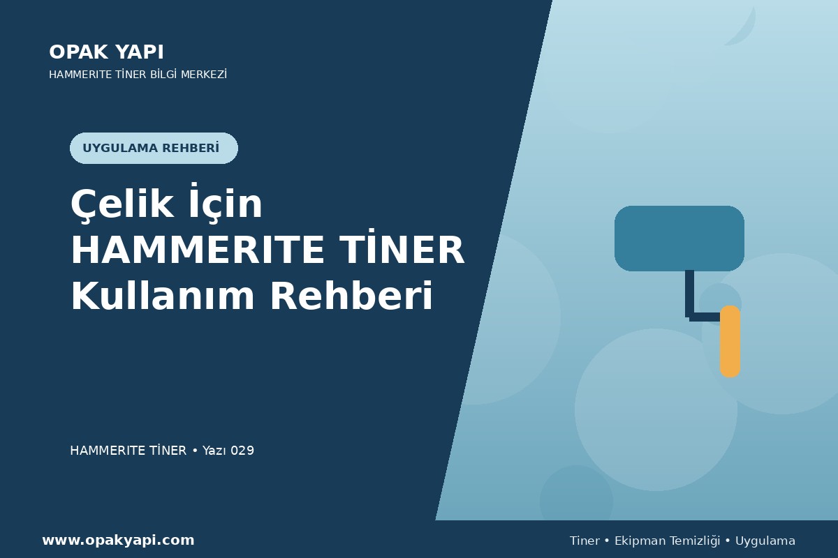 Çelik İçin Marshall Hammerite Tiner Kullanım Rehberi