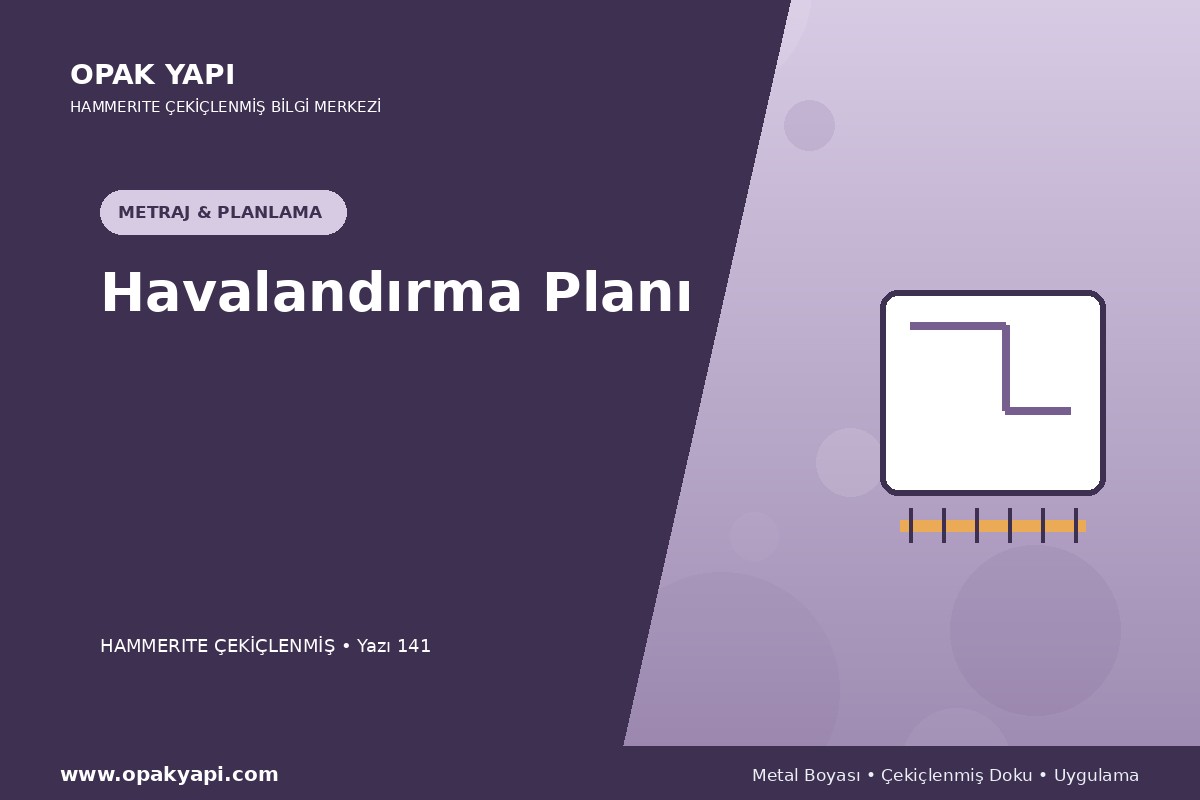 Hammerite Çekiçlenmiş Metal Boyası İçin Havalandırma Planı
