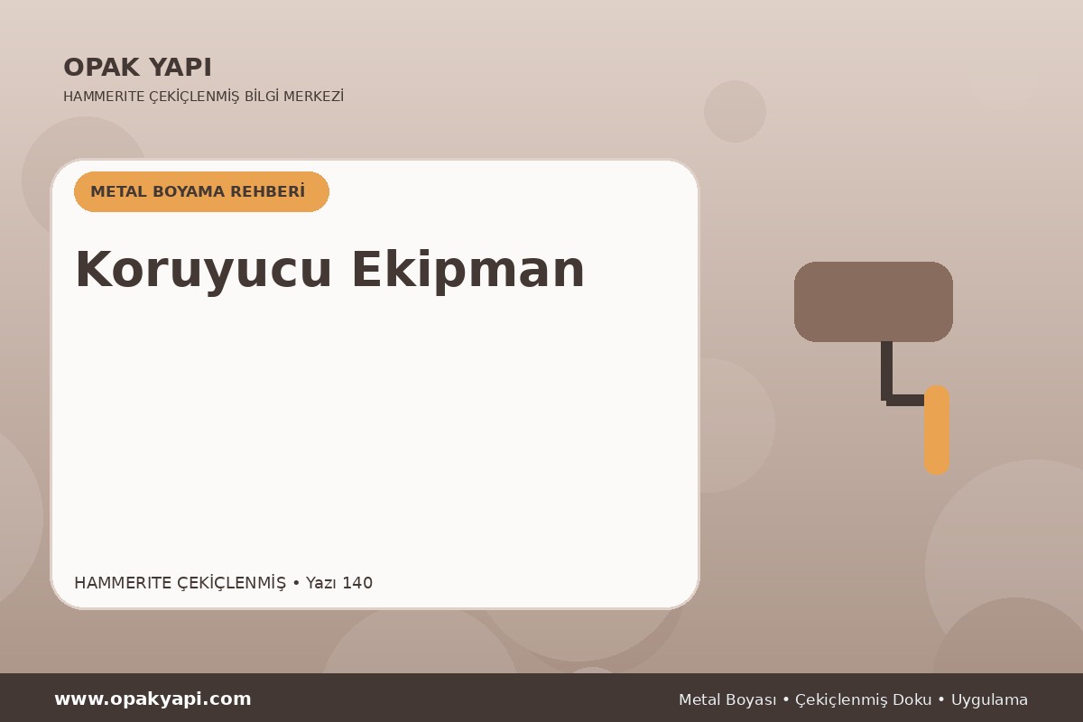 Hammerite Çekiçlenmiş Metal Boyası İçin Koruyucu Ekipman