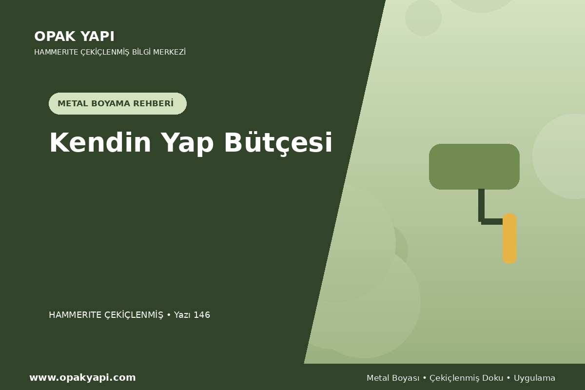Hammerite Çekiçlenmiş Metal Boyası İçin Kendin Yap Bütçesi