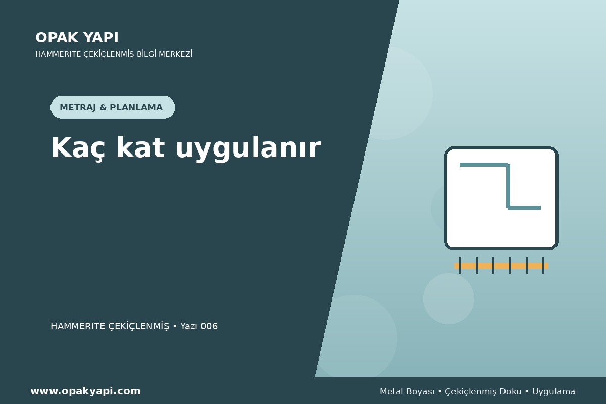 Hammerite Çekiçlenmiş Metal Boyası: Kaç kat uygulanır