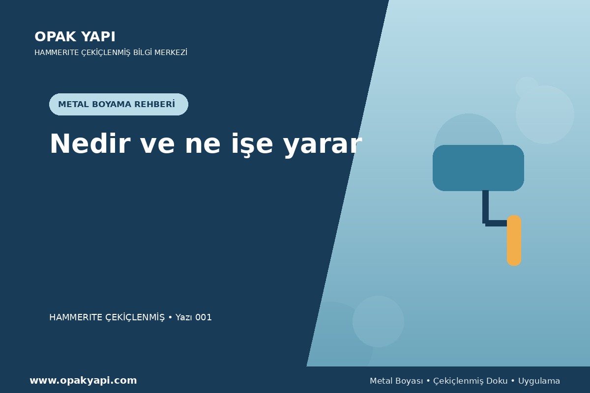 Hammerite Çekiçlenmiş Metal Boyası: Nedir ve ne işe yarar