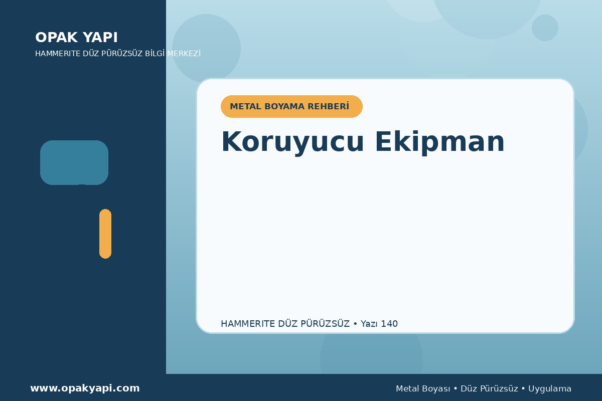 Hammerite Düz Pürüzsüz Metal Boyası İçin Koruyucu Ekipman