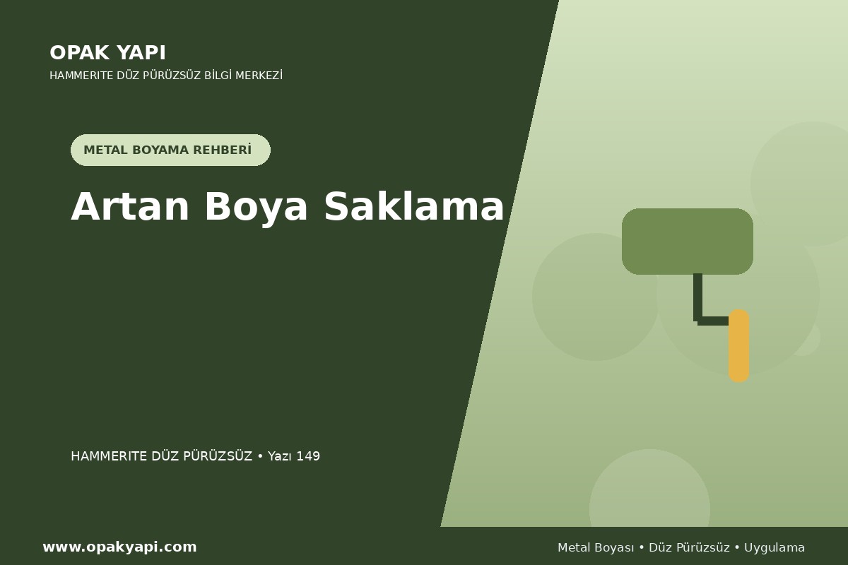Hammerite Düz Pürüzsüz Metal Boyası İçin Artan Boya Saklama