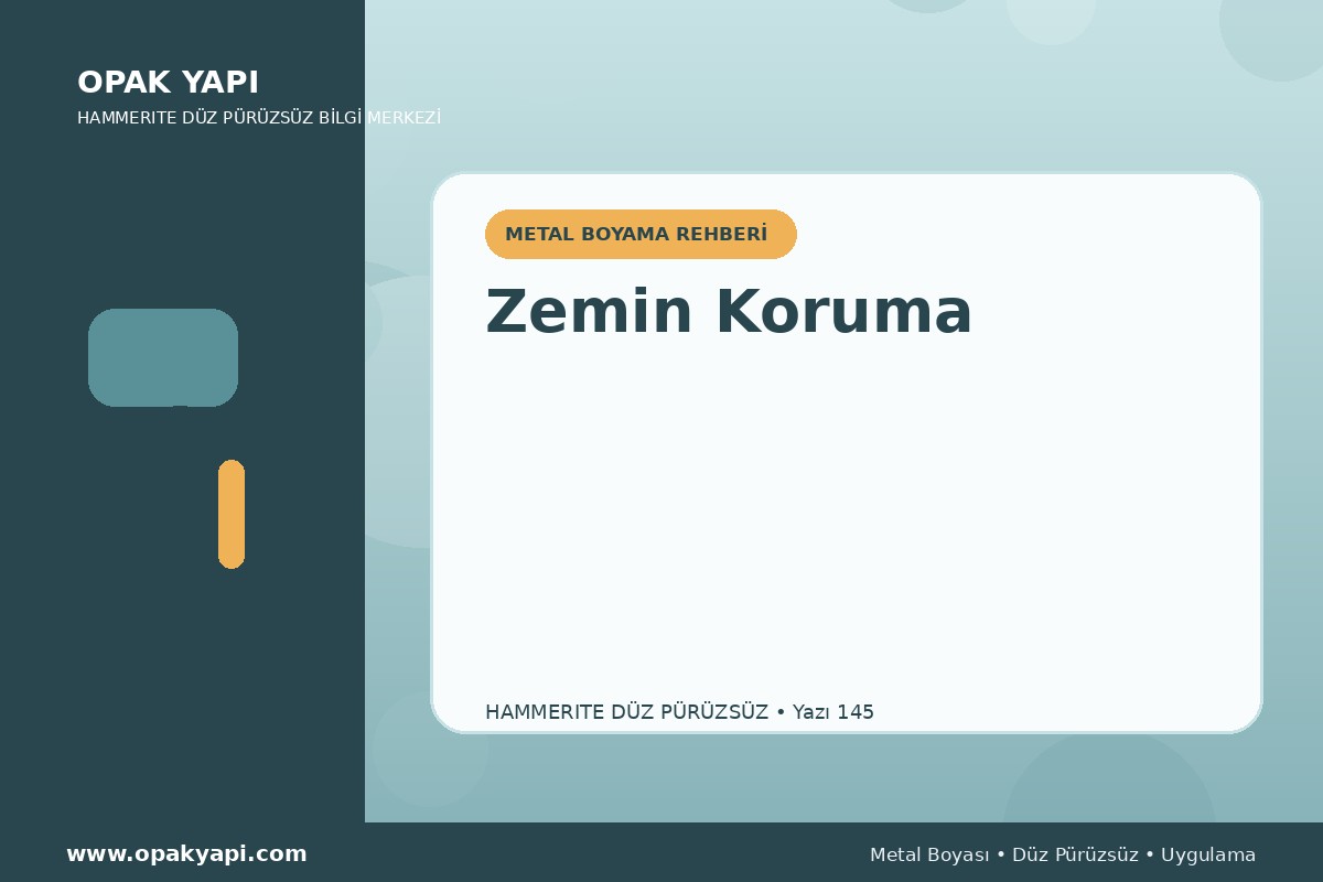 Hammerite Düz Pürüzsüz Metal Boyası İçin Zemin Koruma
