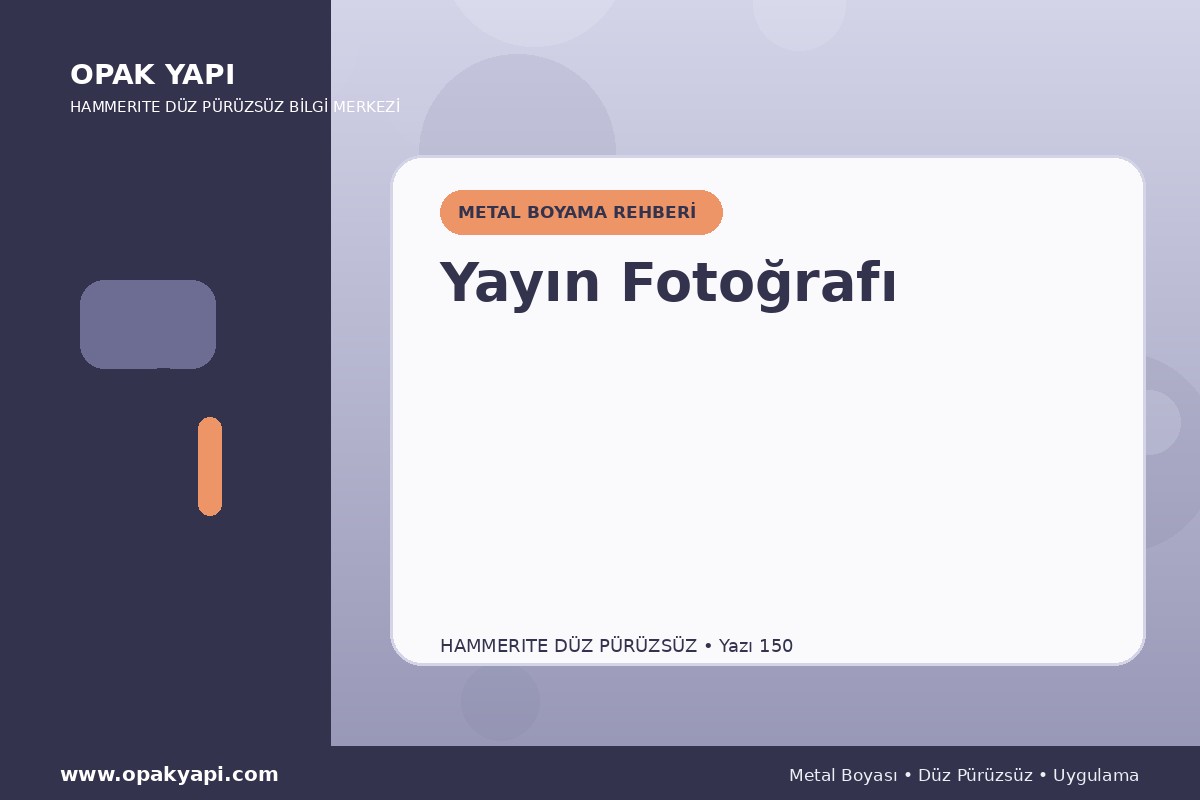 Hammerite Düz Pürüzsüz Metal Boyası İçin Yayın Fotoğrafı