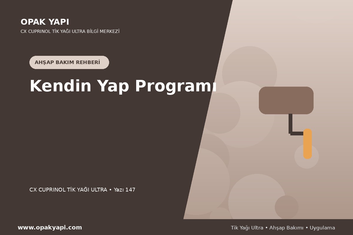 Marshall CX Cuprinol Tik Yağı Ultra İçin Kendin Yap Programı
