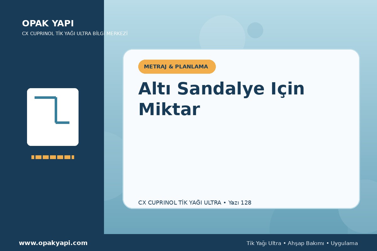 Marshall CX Cuprinol Tik Yağı Ultra İçin Altı Sandalye Için Miktar