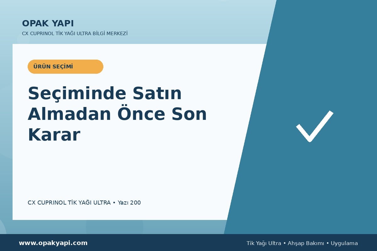 Marshall CX Cuprinol Tik Yağı Ultra Seçiminde Satın Almadan Önce Son Karar