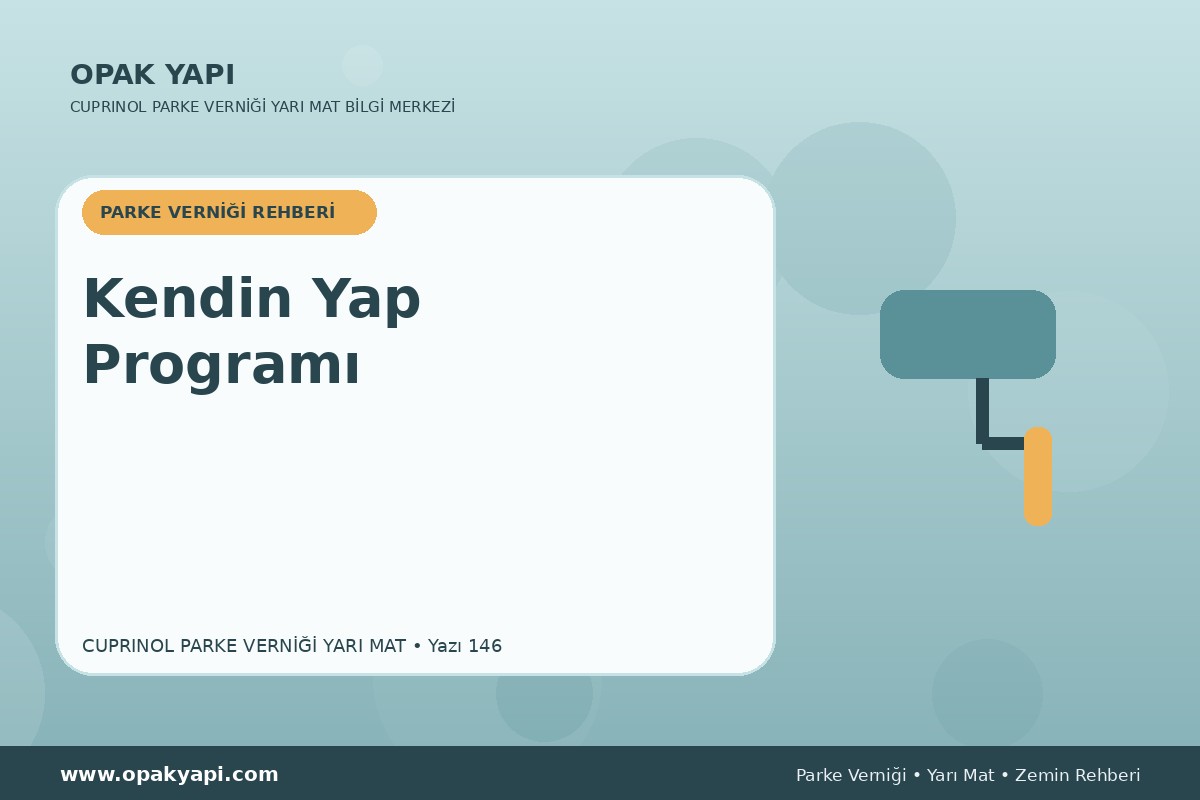 Marshall Cuprinol Classic Parke Verniği Yarı Mat İçin Kendin Yap Programı