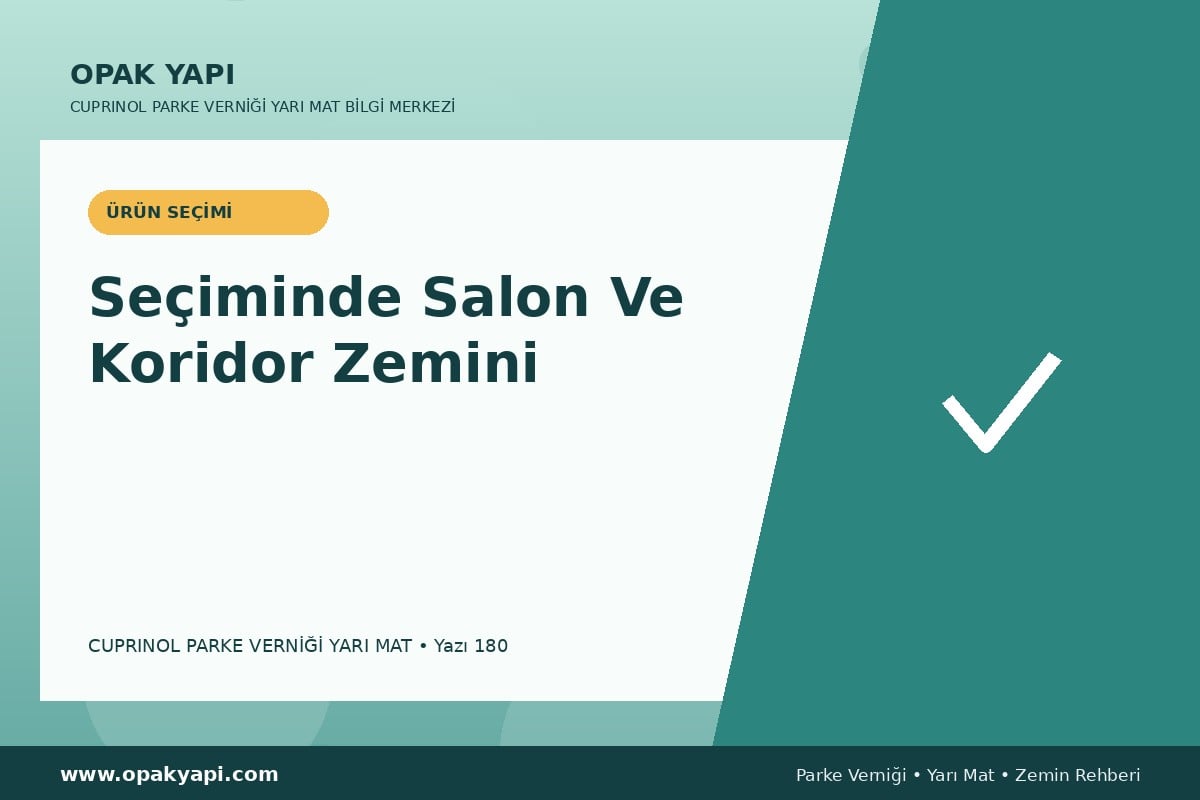 Marshall Cuprinol Classic Parke Verniği Yarı Mat Seçiminde Salon Ve Koridor Zemini