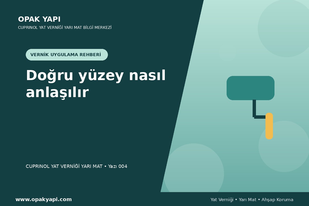Marshall Cuprinol Classic Yat Vernik Yarı Mat: Doğru yüzey nasıl anlaşılır