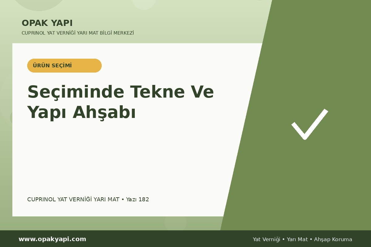 Marshall Cuprinol Classic Yat Vernik Yarı Mat Seçiminde Tekne Ve Yapı Ahşabı