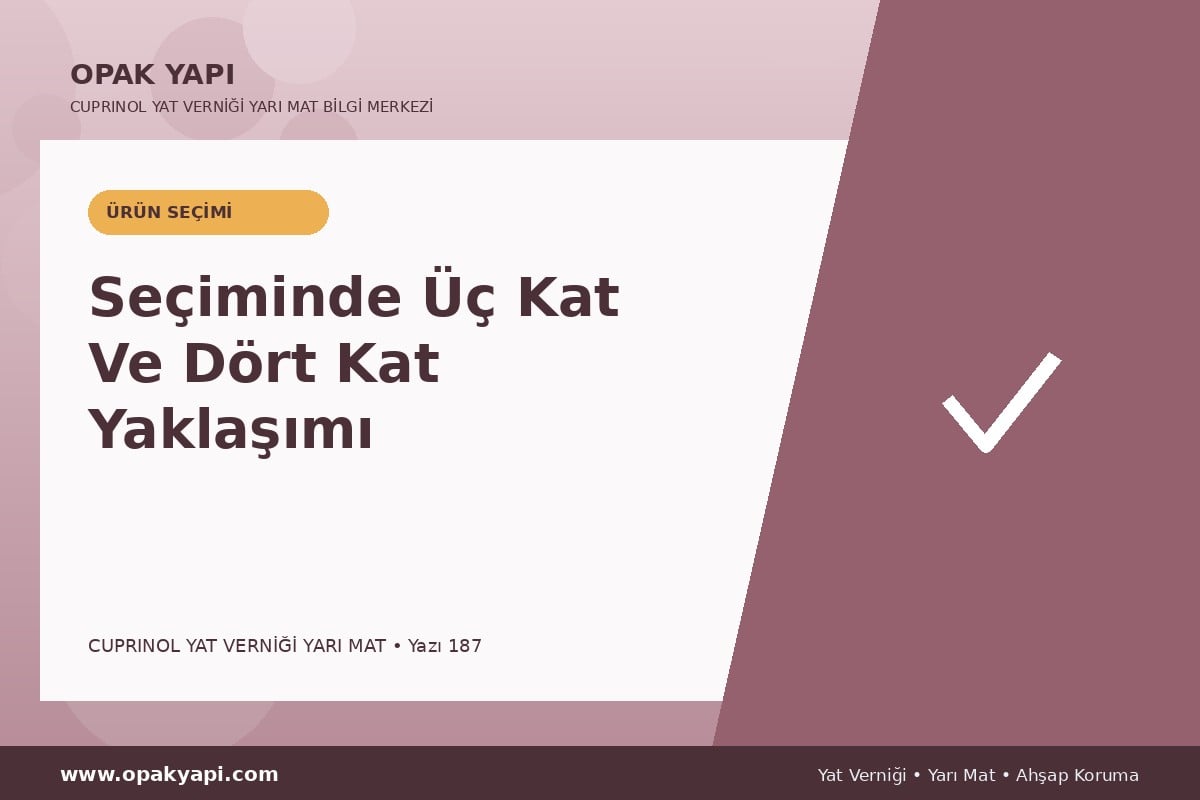 Marshall Cuprinol Classic Yat Vernik Yarı Mat Seçiminde Üç Kat Ve Dört Kat Yaklaşımı
