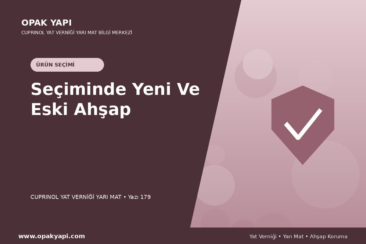 Marshall Cuprinol Classic Yat Vernik Yarı Mat Seçiminde Yeni Ve Eski Ahşap