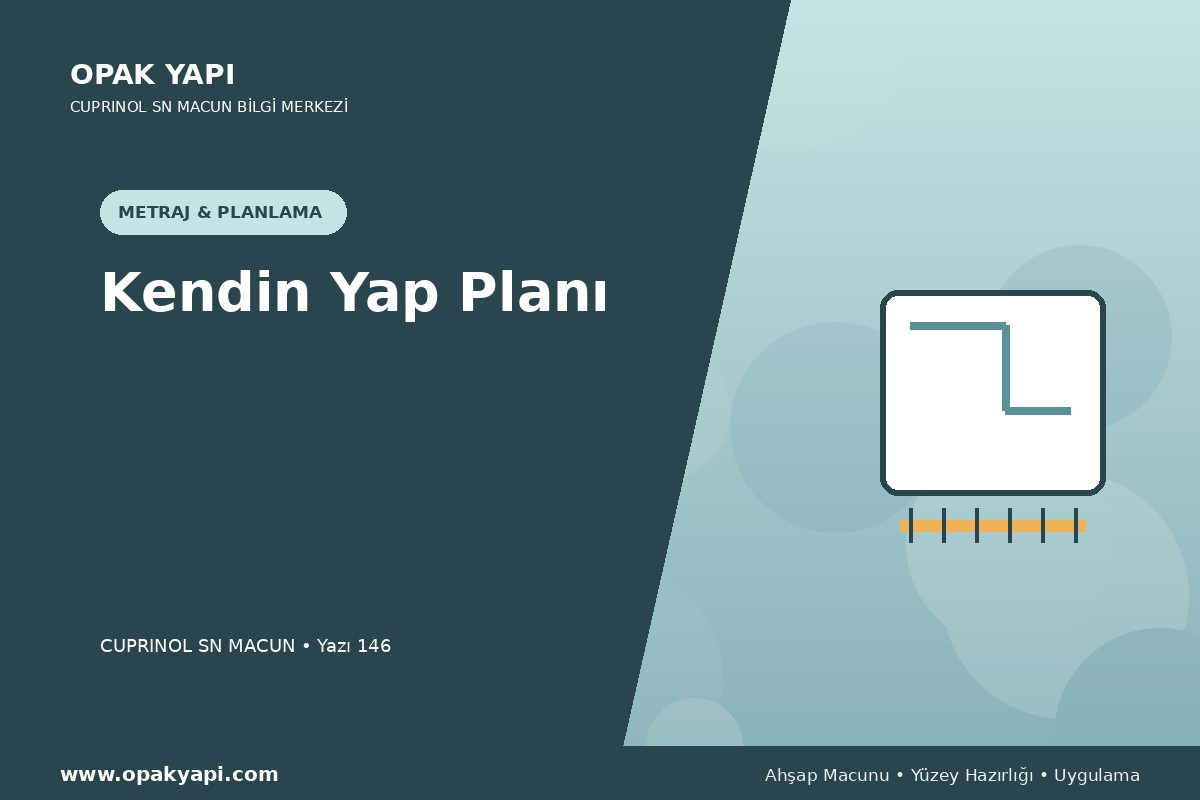 Marshall Cuprinol SN Macun İçin Kendin Yap Planı