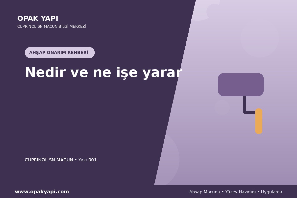 Marshall Cuprinol SN Macun: Nedir ve ne işe yarar