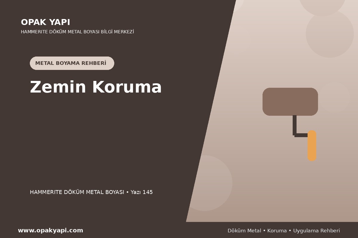 Marshall Hammerite Döküm Metal Boyası İçin Zemin Koruma