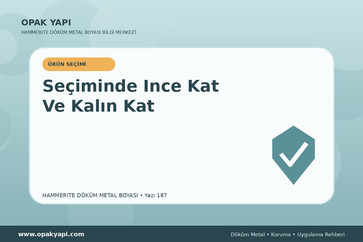Marshall Hammerite Döküm Metal Boyası Seçiminde Ince Kat Ve Kalın Kat