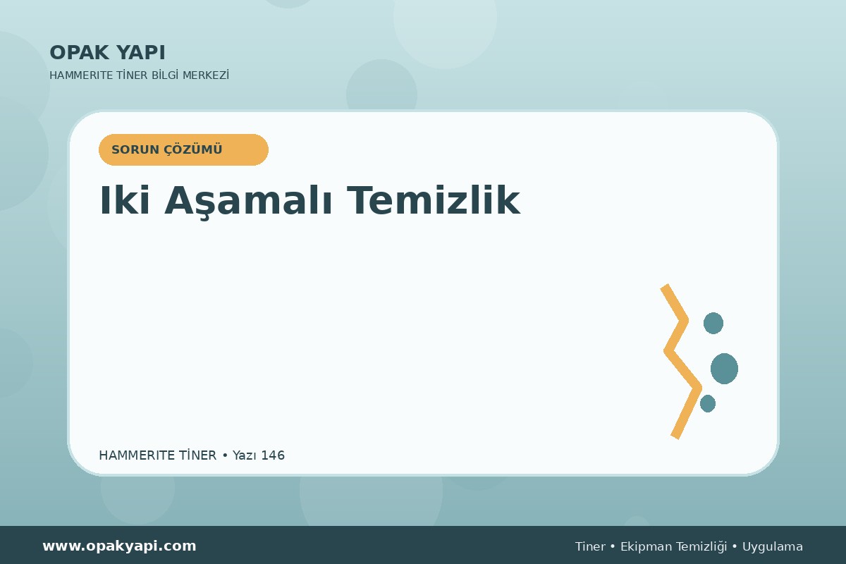 Marshall Hammerite Tiner İçin Iki Aşamalı Temizlik