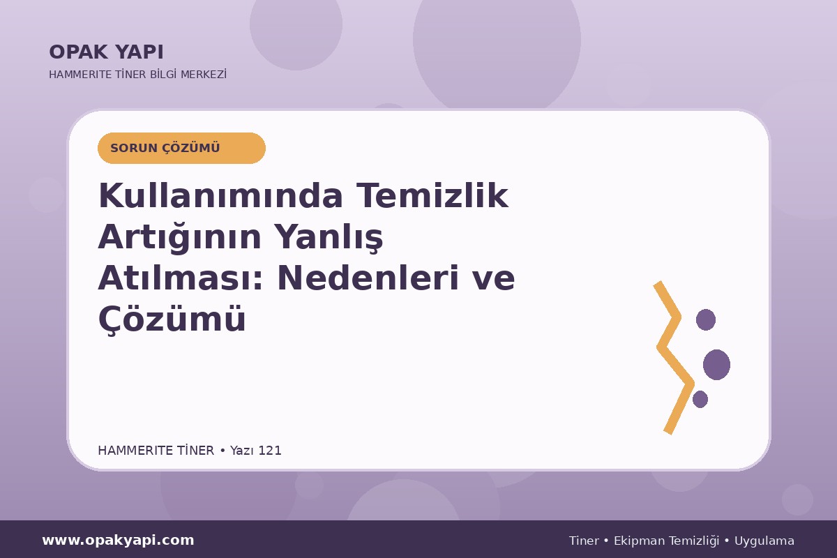 Marshall Hammerite Tiner Kullanımında Temizlik Artığının Yanlış Atılması: Nedenleri ve Çözümü