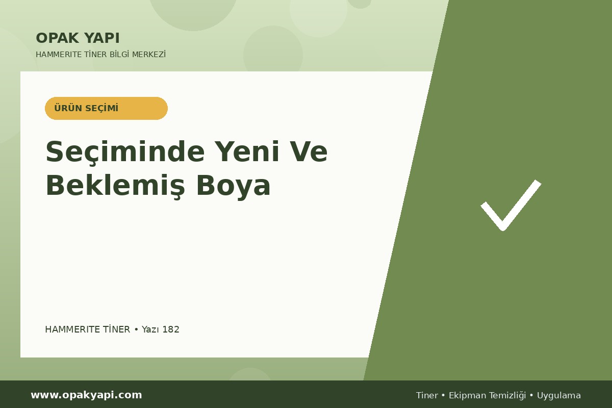 Marshall Hammerite Tiner Seçiminde Yeni Ve Beklemiş Boya